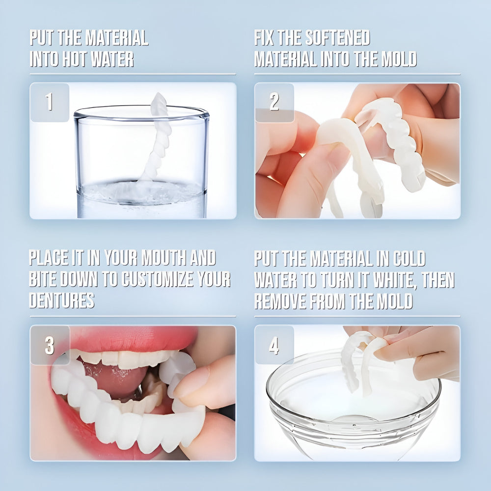 Cosmetic Teeth Veneer Cover Set - Enhance Your Smile