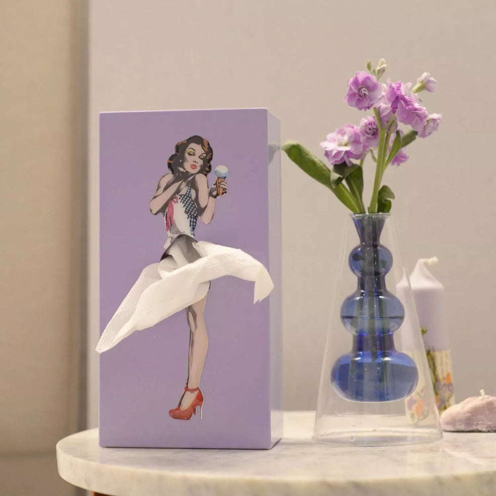 Figure-Style Tissue Box Holder Stand for Home Decor