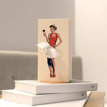 Figure-Style Tissue Box Holder Stand for Home Decor