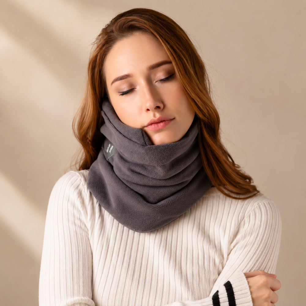 Adjustable Travel Pillow Neck Support Wrap - Cozy Scarf