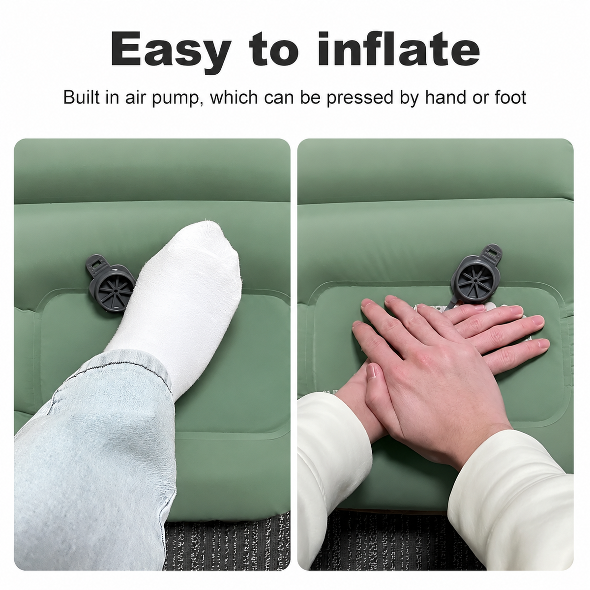 Compact Travel Sleeping Pad – Inflatable Camping Mattress