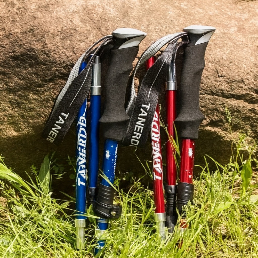 Foldable Telescopic Trekking Poles for Hiking – Lightweight Adjustable Support
