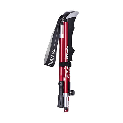 Foldable Telescopic Trekking Poles for Hiking – Lightweight Adjustable Support