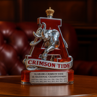 Elegant Elephant Resin Trophy - Decorative Display Award
