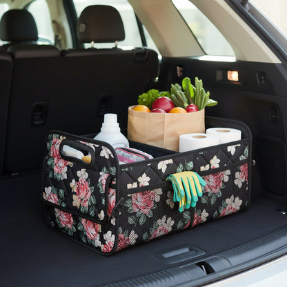 Foldable Car Trunk Organizer - Waterproof, Large-Capacity Storage Box for Neat and Organized Car Storage