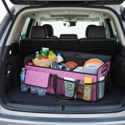 Foldable Car Trunk Organizer - Waterproof, Large-Capacity Storage Box for Neat and Organized Car Storage