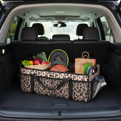 Foldable Car Trunk Organizer - Waterproof, Large-Capacity Storage Box for Neat and Organized Car Storage