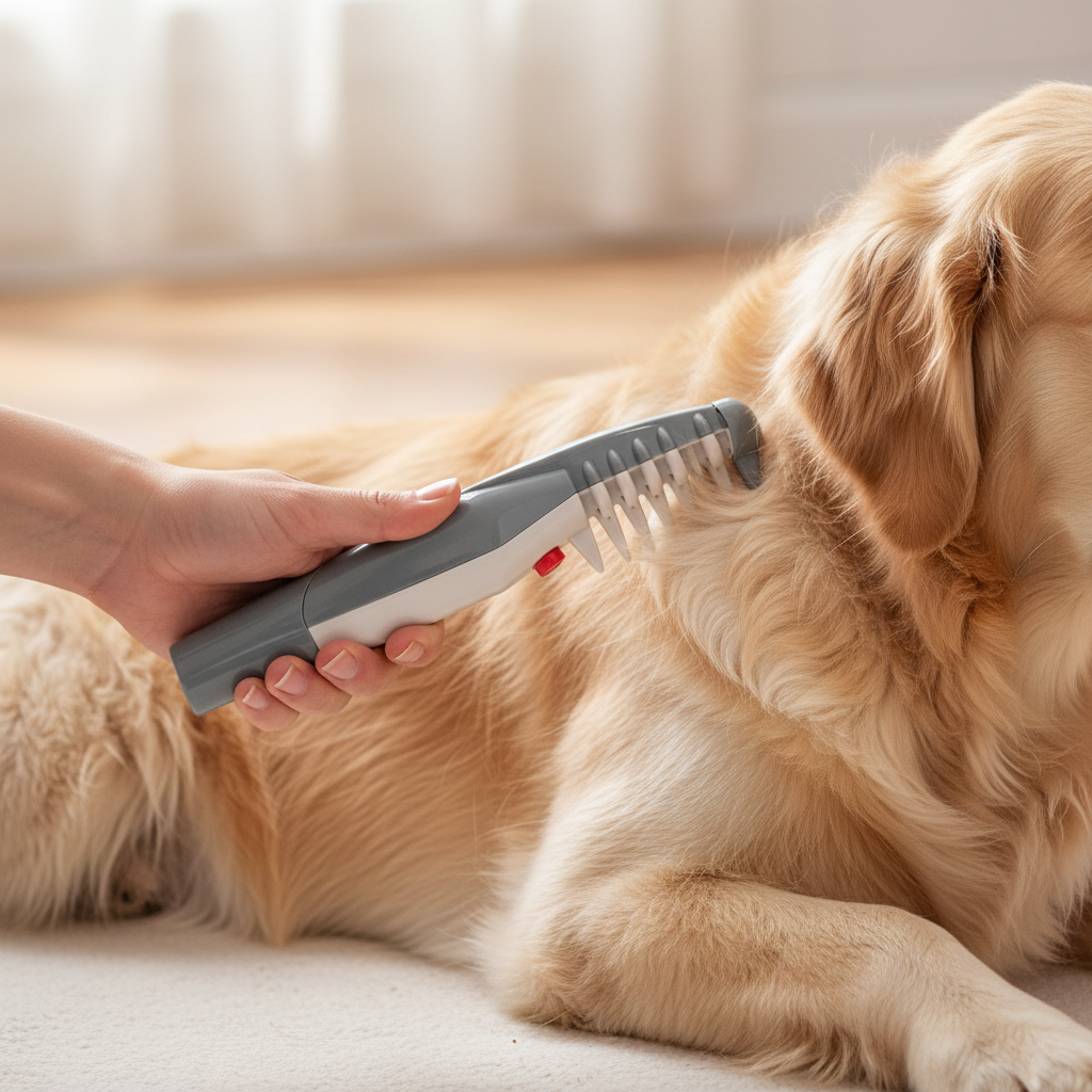 Electric Flea Removal Grooming Comb for Pets
