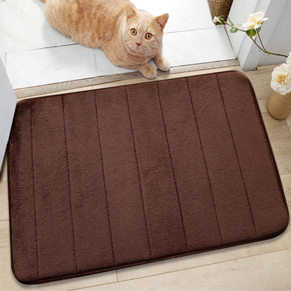 UltraSoft Absorbent Bath Mat with Anti-Slip Grip and