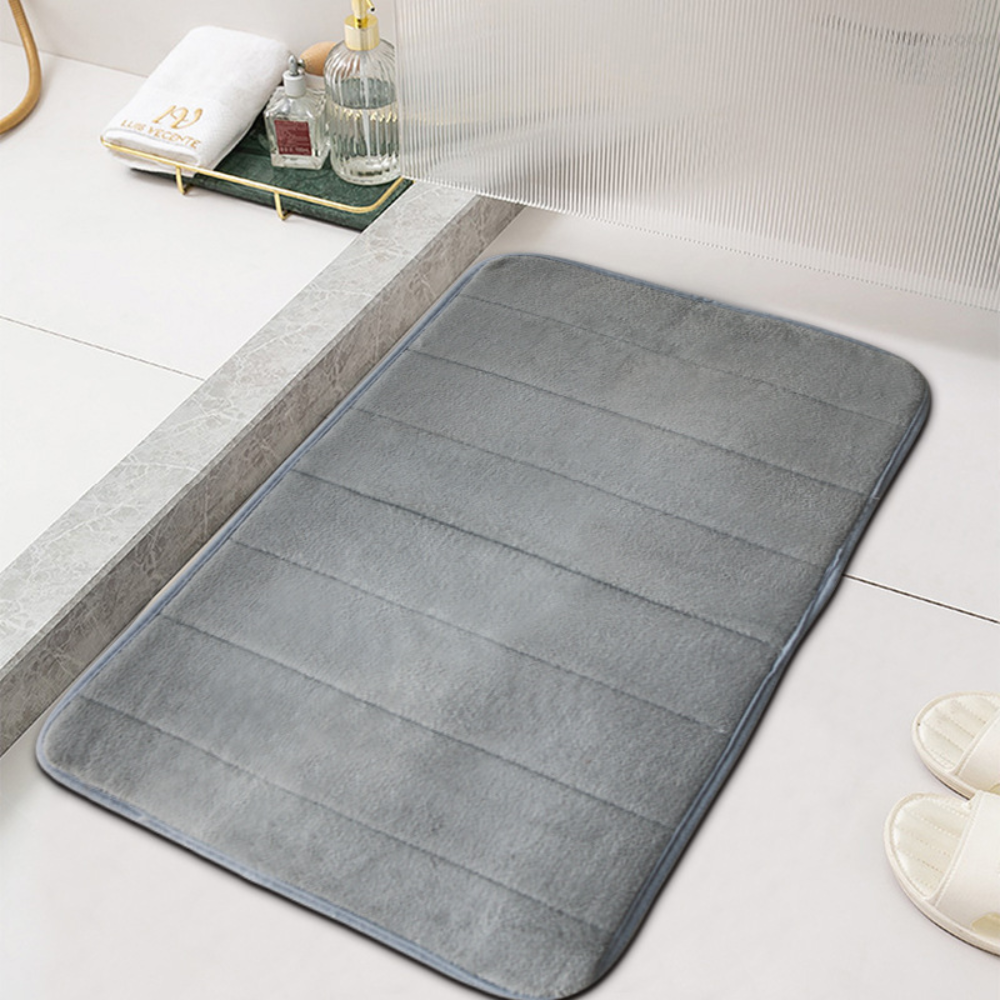 UltraSoft Absorbent Bath Mat with Anti-Slip Grip and