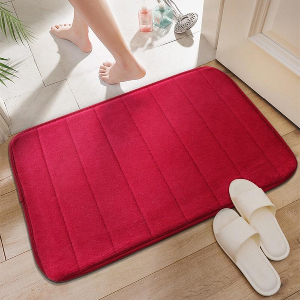 UltraSoft Absorbent Bath Mat with Anti-Slip Grip and