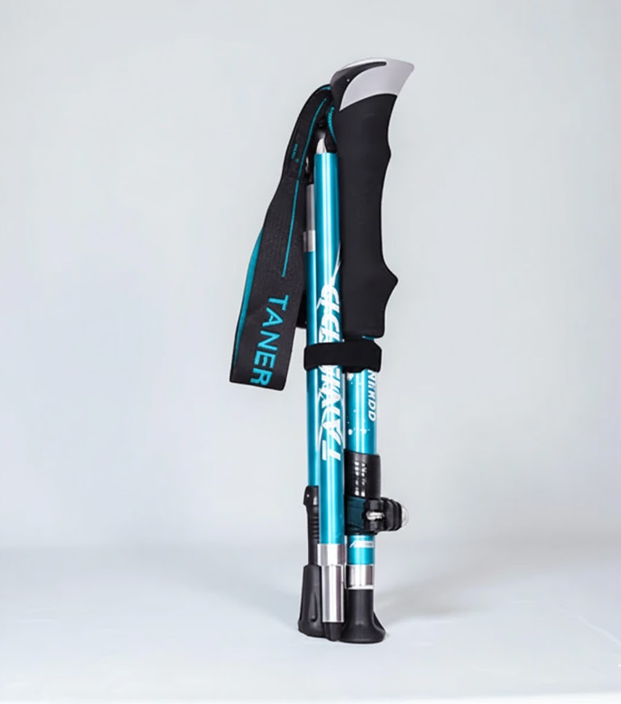 Foldable Telescopic Trekking Poles for Hiking – Lightweight Adjustable Support