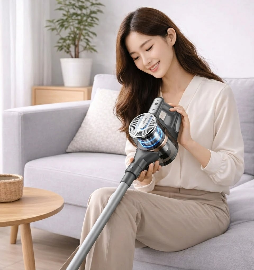 Cordless Lightweight Stick Vacuum Cleaner for Easy Home Floor Cleaning