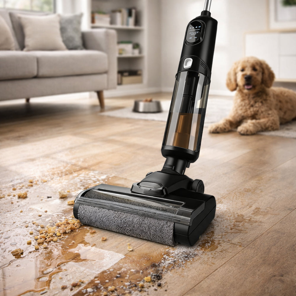 Cordless Vacuum Cleaner with Wet & Dry Floor Mop