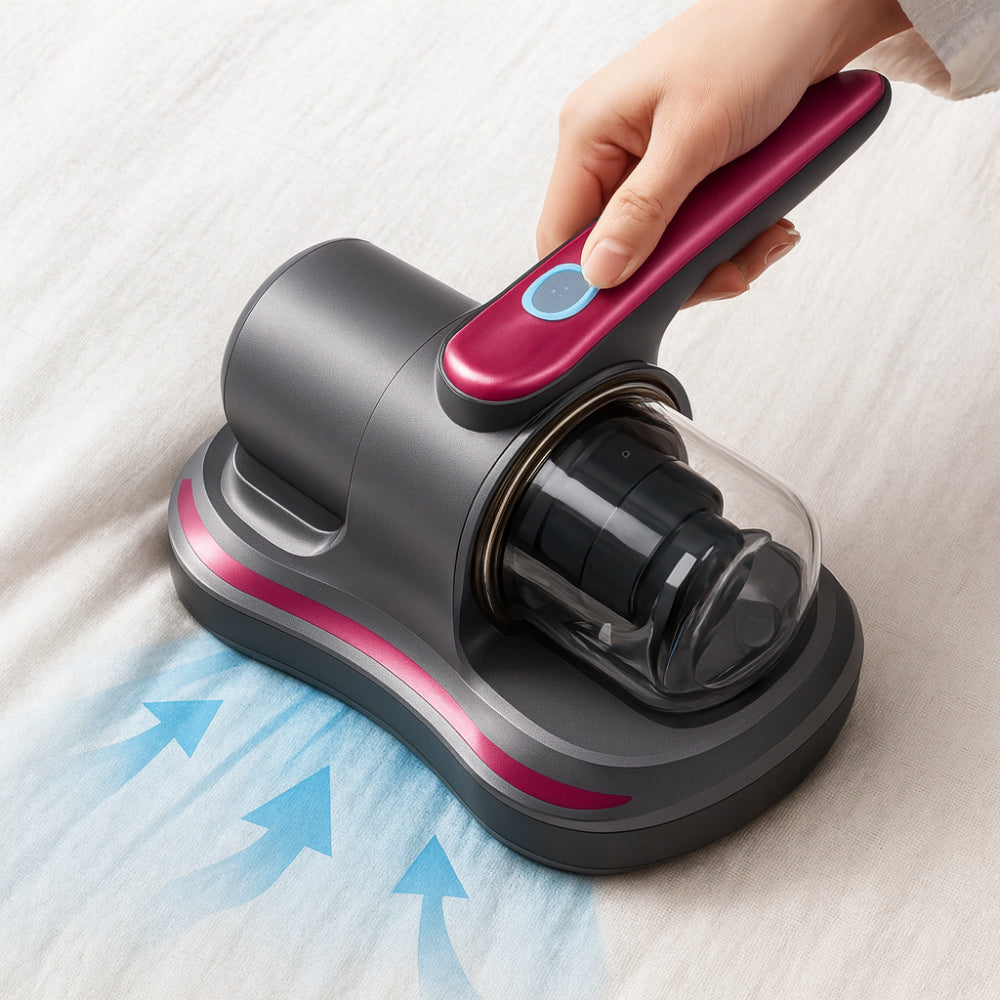 Cordless Handheld Vacuum Cleaner – Ultra-Portable Dust Remover for Mattresses and Upholstery