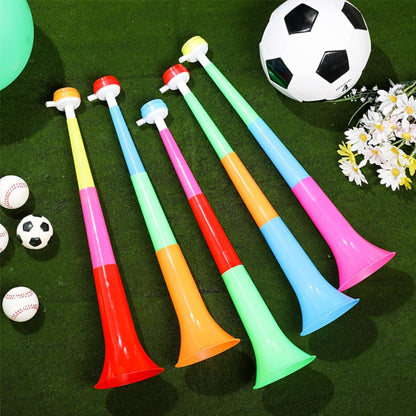Foldable Vuvuzela Horn Set for Stadium Cheering - Portable Loud Party Noise Makers