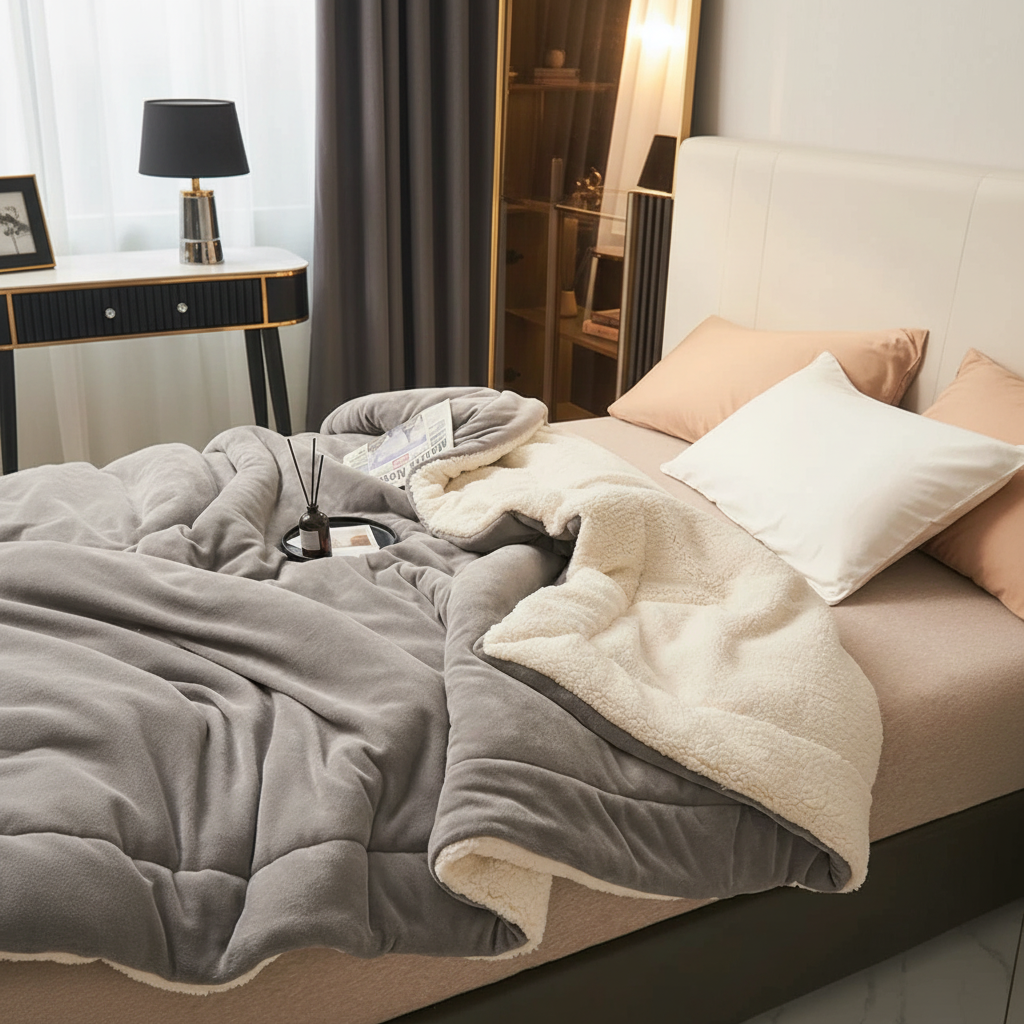 Cozy Flannel Throw Blanket – Soft, Warm, and Perfect for Bed or Couch