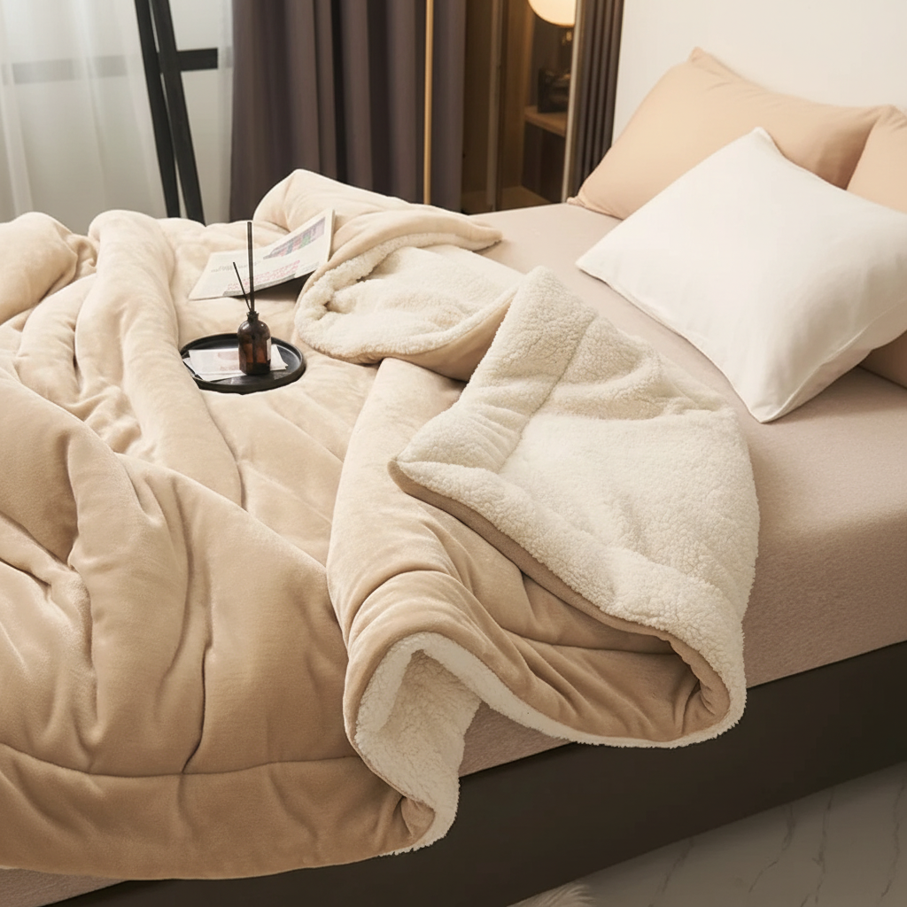 Cozy Flannel Throw Blanket – Soft, Warm, and Perfect for Bed or Couch