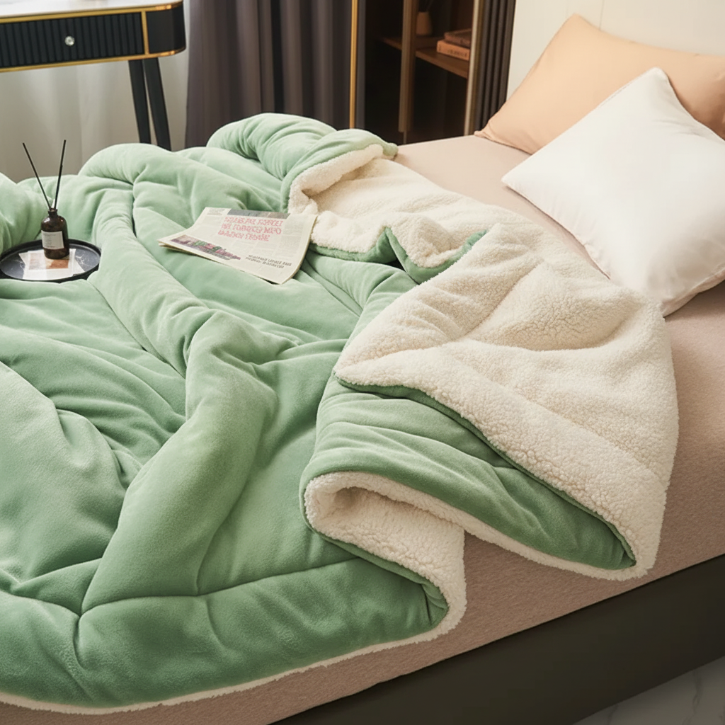 Cozy Flannel Throw Blanket – Soft, Warm, and Perfect for Bed or Couch