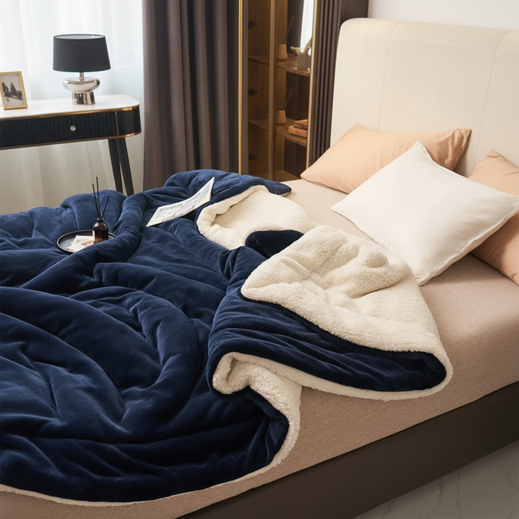 Cozy Flannel Throw Blanket – Soft, Warm, and Perfect for Bed or Couch