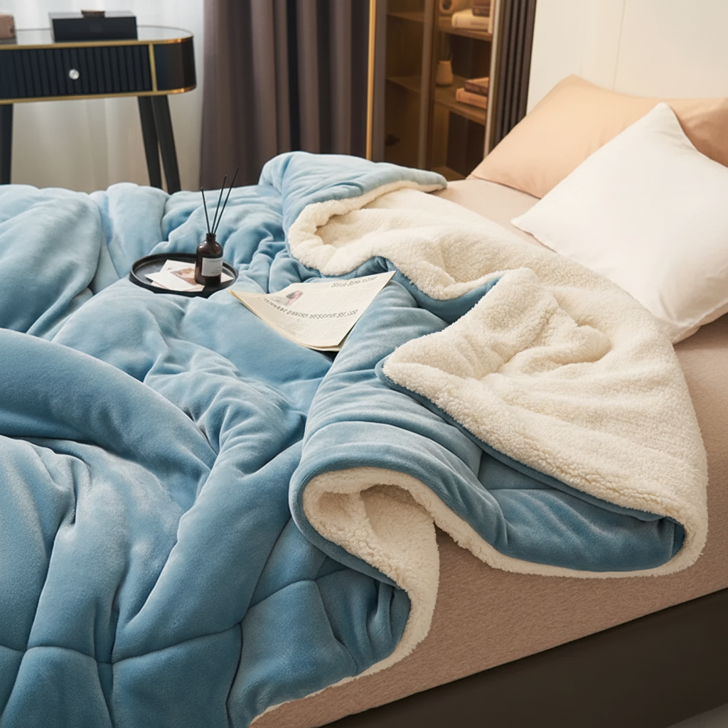 Cozy Flannel Throw Blanket – Soft, Warm, and Perfect for Bed or Couch
