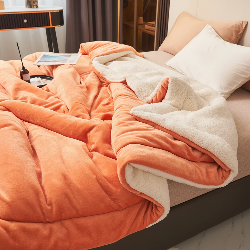 Cozy Flannel Throw Blanket – Soft, Warm, and Perfect for Bed or Couch