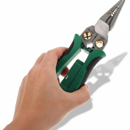 3-in-1 Wire Stripper, Crimping Pliers & Voltage Detector