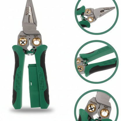 3-in-1 Wire Stripper, Crimping Pliers & Voltage Detector