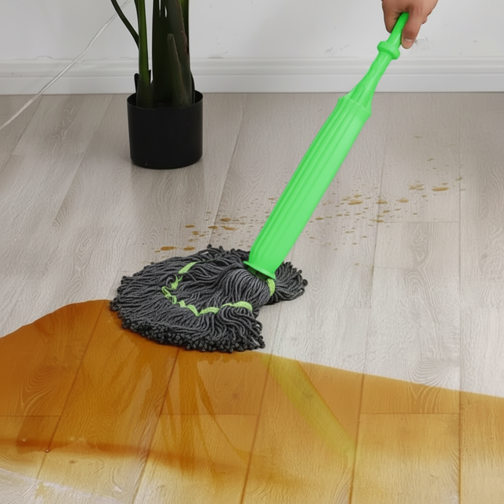 All-in-One Spray Floor Mop - Flat Mop for Quick-Dry Wet & Dry Cleaning