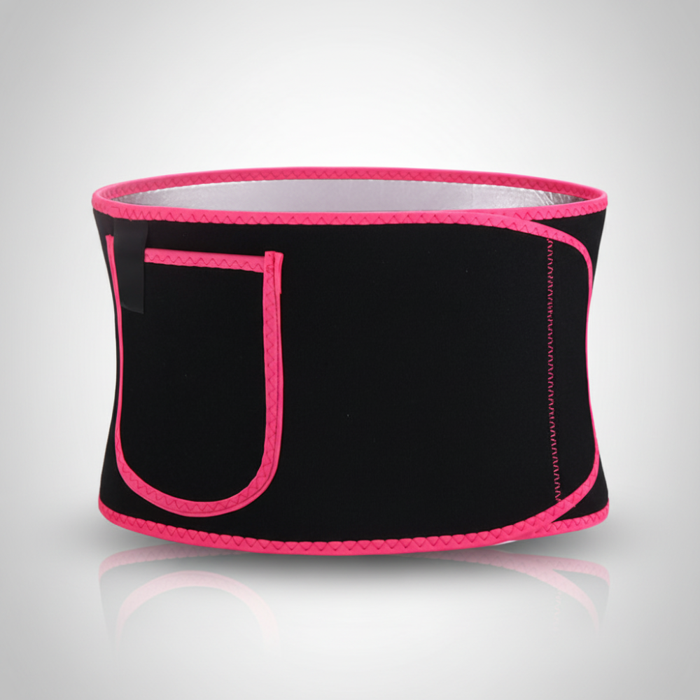 Core-Support Waist Trainer Sweat Belt for Abdominal Slimming and Waist Definition