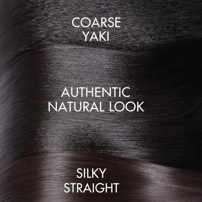 Glueless Human Hair Lace Front Wig - Bob Straight, Yaki Texture