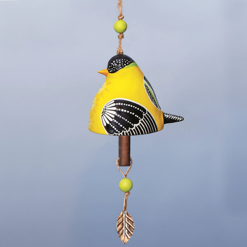 Charming Garden Wind Chimes – Hanging Bird Decoration for Outdoor Patio