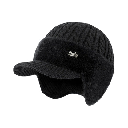 Cozy Winter Trapper Hat with Ear Flaps - Knit Cap