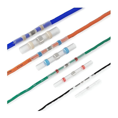 All-in-One Wire Connector Kit with Heat-Shrink Solder Sleeves - Electrical Assortment Set