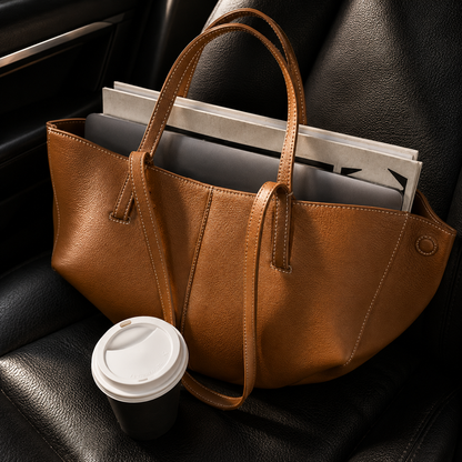 Chic Vintage Women's Tote Bag - Everyday Shoulder Carryall