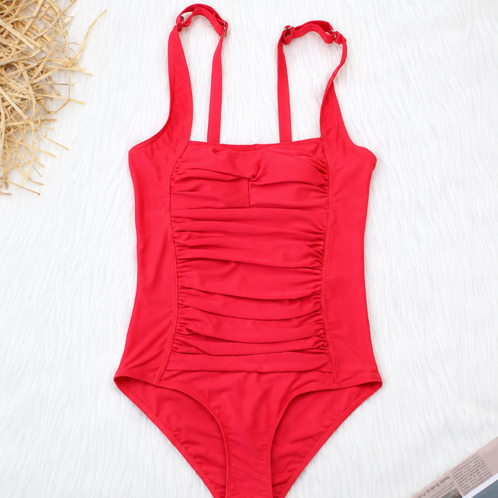Flattering Women's Slimming One-Piece Swimsuit Swimwear