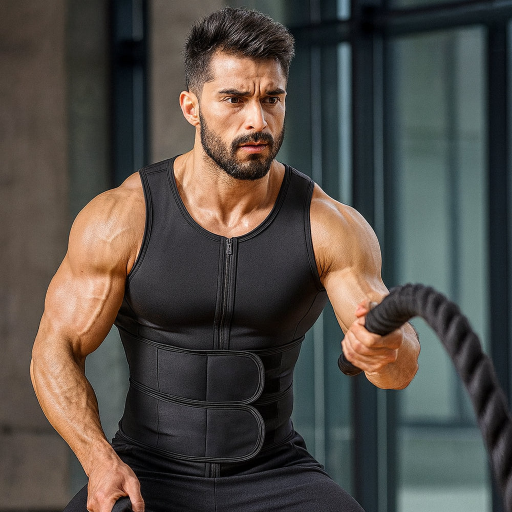 Adjustable Neoprene Workout Vest for Fitness & Body Training
