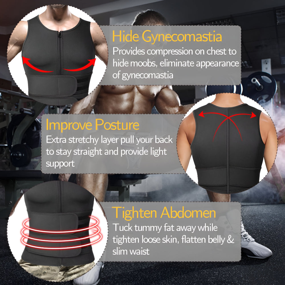 Adjustable Neoprene Workout Vest for Fitness & Body Training