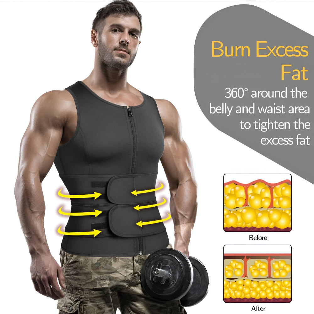 Adjustable Neoprene Workout Vest for Fitness & Body Training
