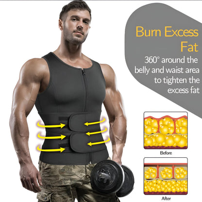 Adjustable Neoprene Workout Vest for Fitness & Body Training