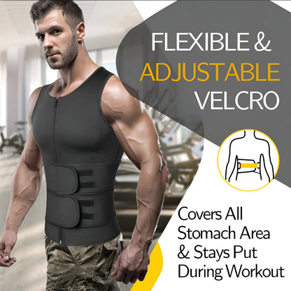 Adjustable Neoprene Workout Vest for Fitness & Body Training
