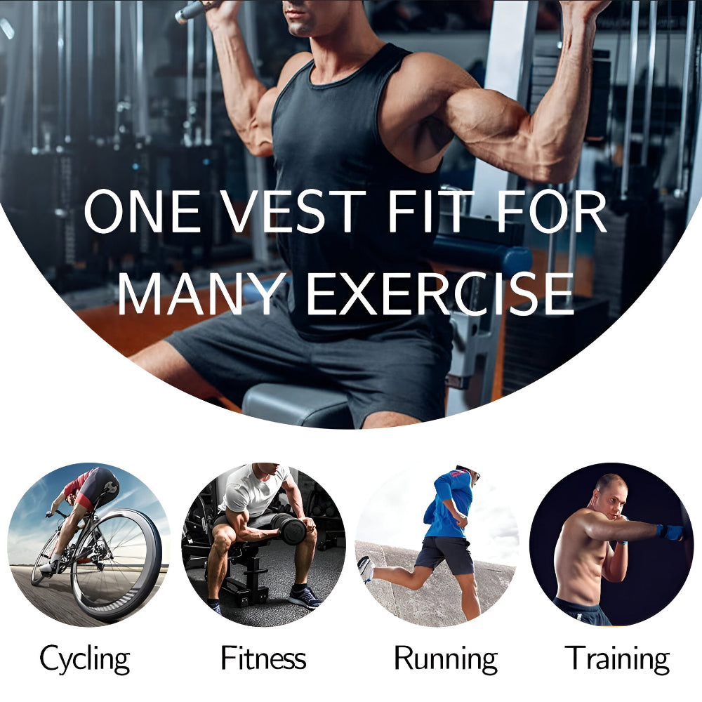 Adjustable Neoprene Workout Vest for Fitness & Body Training