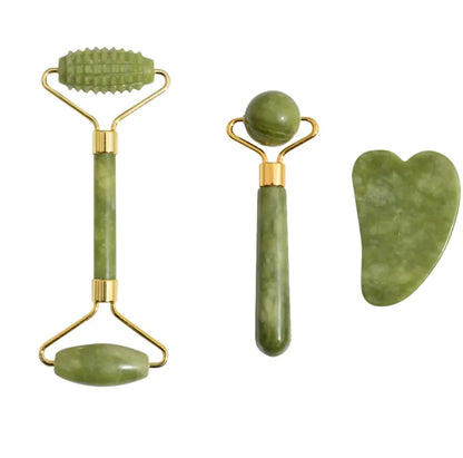 Jade Face Roller Set