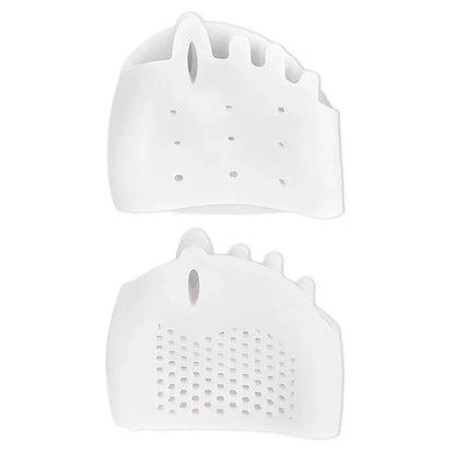 2pcs Silicone Metatarsal Pads Toe Separator Hallux Valgus Corrector Finger Bunion Orthotics Massage Forefoot Socks Foot Care Too