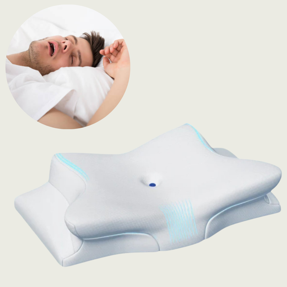 Anti-Snoring Cervical Neck Pillow for Superior Neck Support and Sleep Position Aid