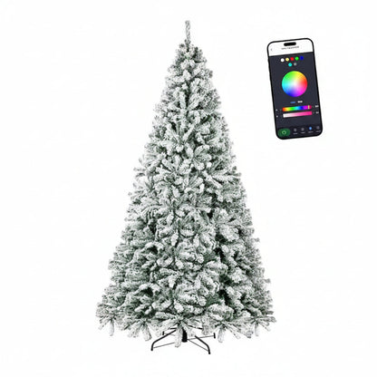 Fully Decorated Artificial Christmas Tree Lights - Ready to Shine