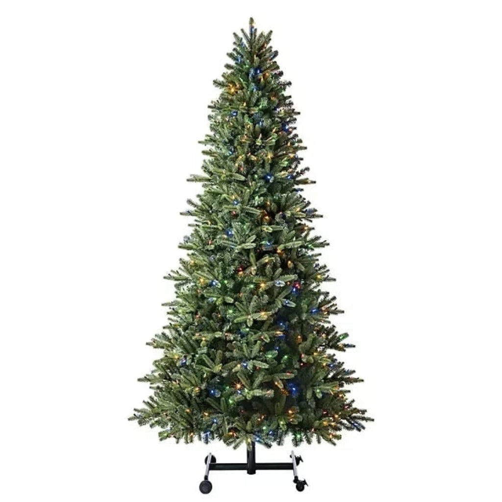 Fully Decorated Artificial Christmas Tree Lights - Ready to Shine