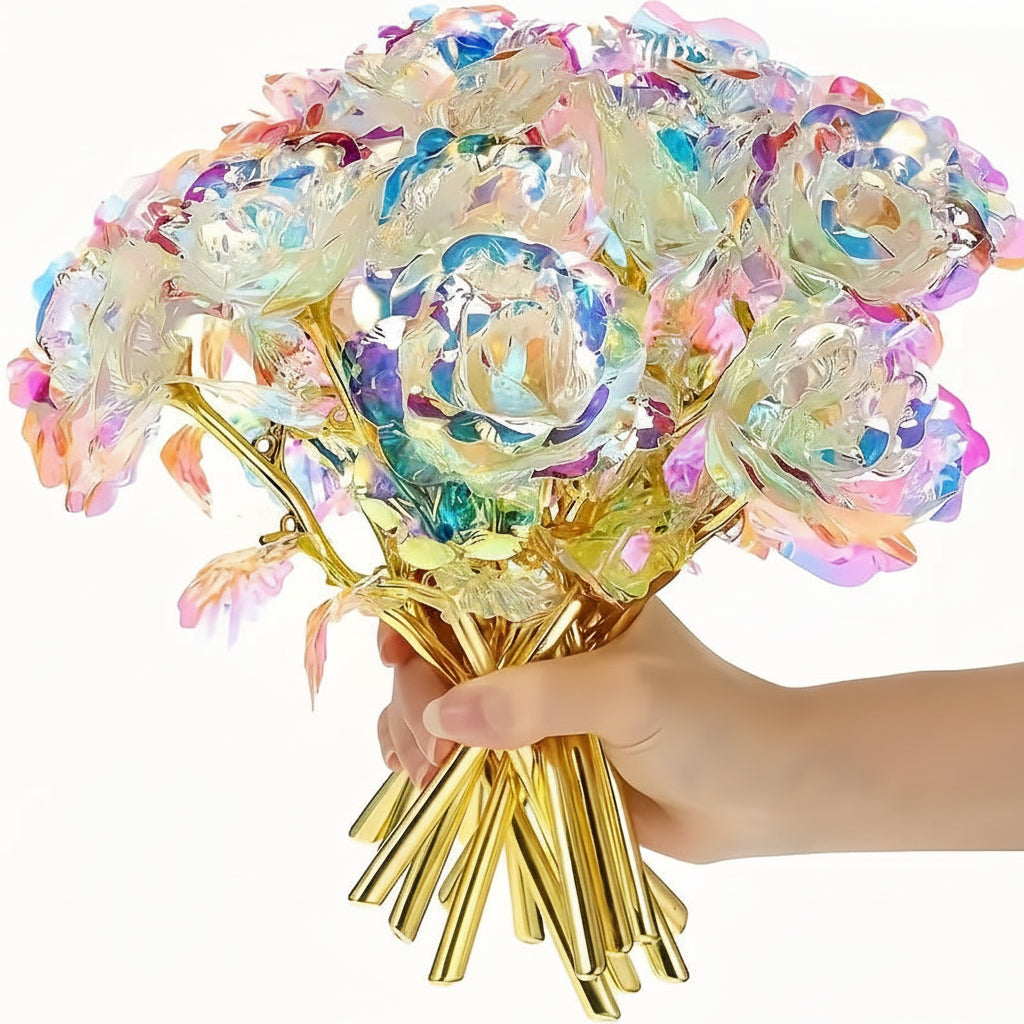 Artificial Rose Bouquet – Beautiful Mother's Day Gift & Table Centerpiece