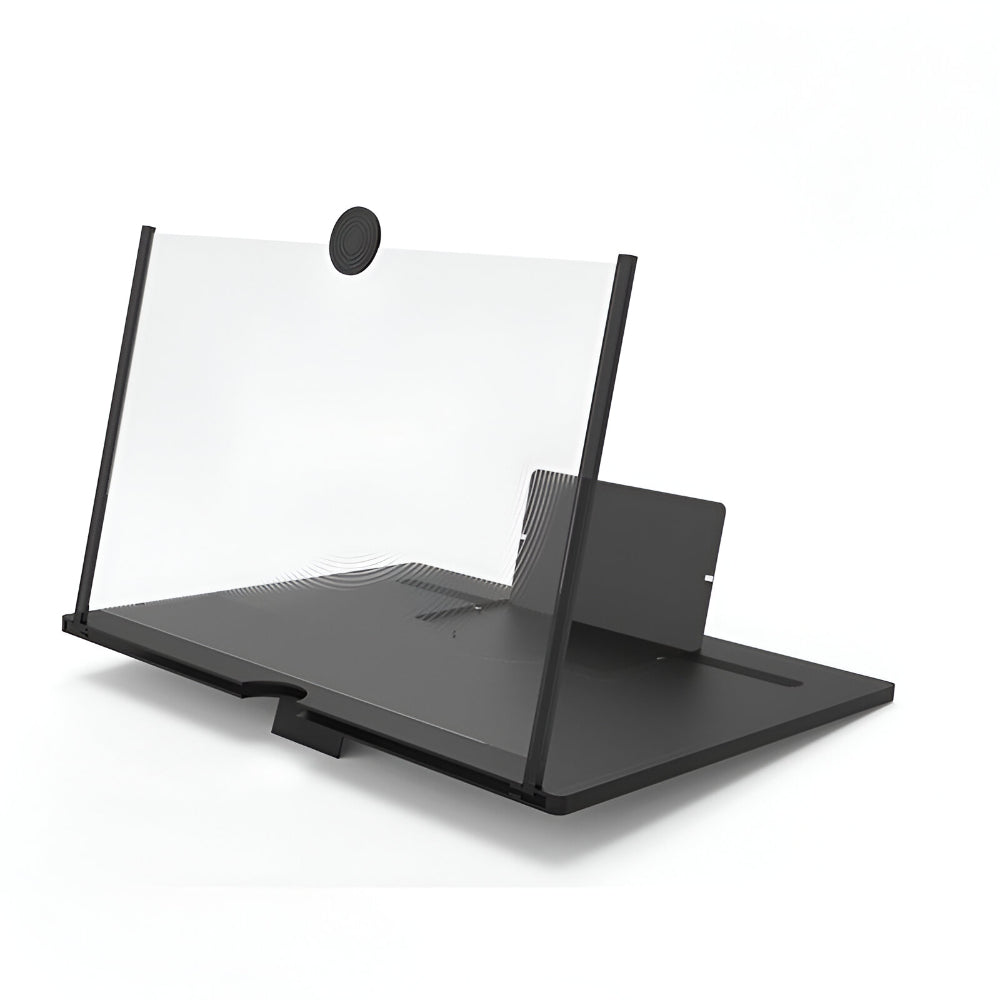 Foldable Phone Stand with Screen Magnifier – Portable Holder and Display Amplifier for Hands-Free Viewing