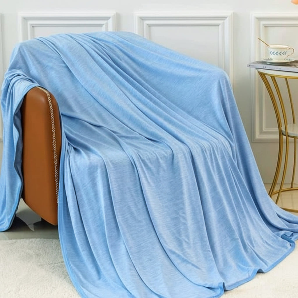 Cooling Blanket for Summer Sleepers - Lightweight & Breathable Comfort